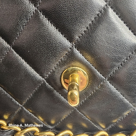CLASSIC CHANEL JUMBO FLAP 30 24k PLATED GHW - Picture 4 of 16